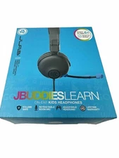 JLab JBuddies Learn On-Ear ￼Kids Headset Tangle Free 3.5 mm Jack Microphone