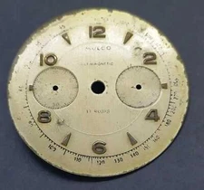 VINTAGE LANDERON 48 MULCO ANTIMAGNETIC DIAL 17 JEWELS DIAM.33.75mm IVORY