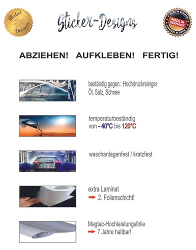 Autoaufkleber Decal Heck-Scheibe Prinzickchen Regenbogen P211 95cm - 第 2/6 張圖片