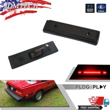 Smoked Rear Fender Red LED Side Marker Lights For 1986-1989 Toyota Celica GT/GTS