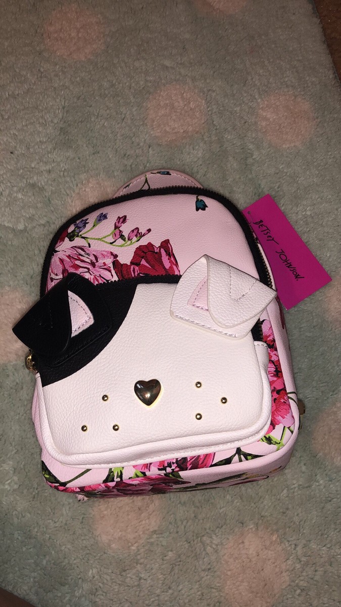 Betsey Johnson Kitsch Backpack CatFloral | eBay display picture 2