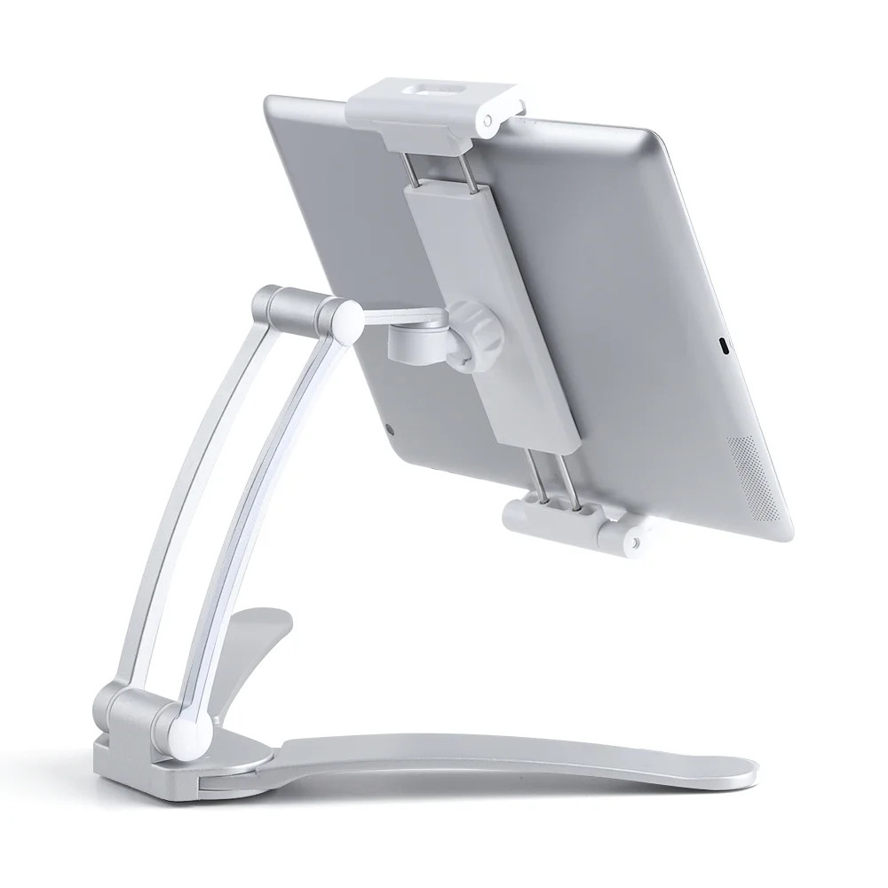 onn. 2-in-1 Tablet Stand Holds Most Devices Rotates up to 360º desktop table