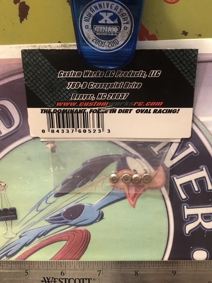 CustomWorks 5233 4-40 Cone Spacers Orignal NewOldStock🇺🇸USA Made&Shipped - Image 2 of 2