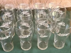 coke glasses vintage 16oz NEW one dozen