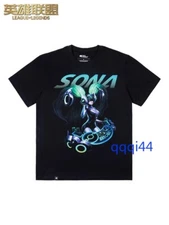 League of Legends DJ Sona T-shirt Spring Fashion Trend Short-sleeved New Unisex