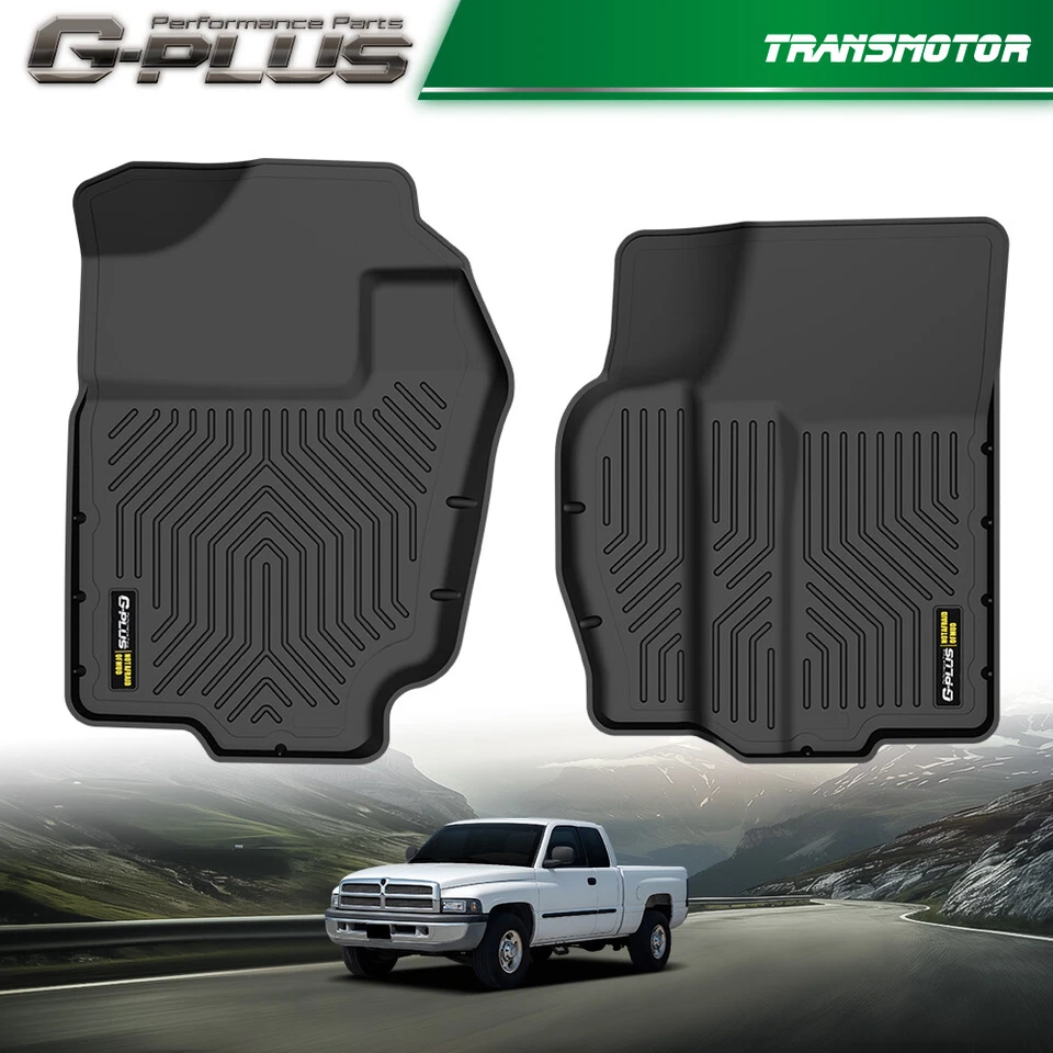 Alfombrillas TPE delanteras aptas para 94-02 Dodge Ram 1500 2500 3500 todo tipo de clima Foto 2 de 4