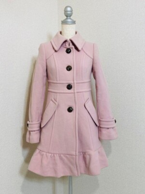 Burberry London BLUE LABEL Dress Coat color Pink Size-36 fashion