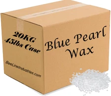 Blue Pearl Wax Mother of Pearl Bead Hard Wax (Stripless) Bulk Case 45lbs