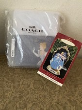 NWT Coach C3406 Disney X Mini Camera Bag with Cinderella  Ornament