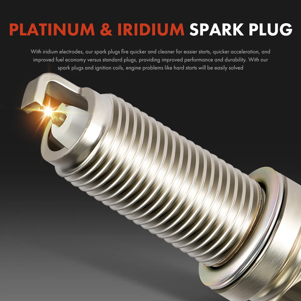 6x Blue Ignition Coil & 6x Double Iridium Spark Plug for Toyota 4Runner Tundra - Image 2 of 4