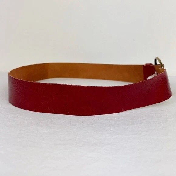 Cinturón de cadera de cuero rojo Banana Republic Foto 4 de 4