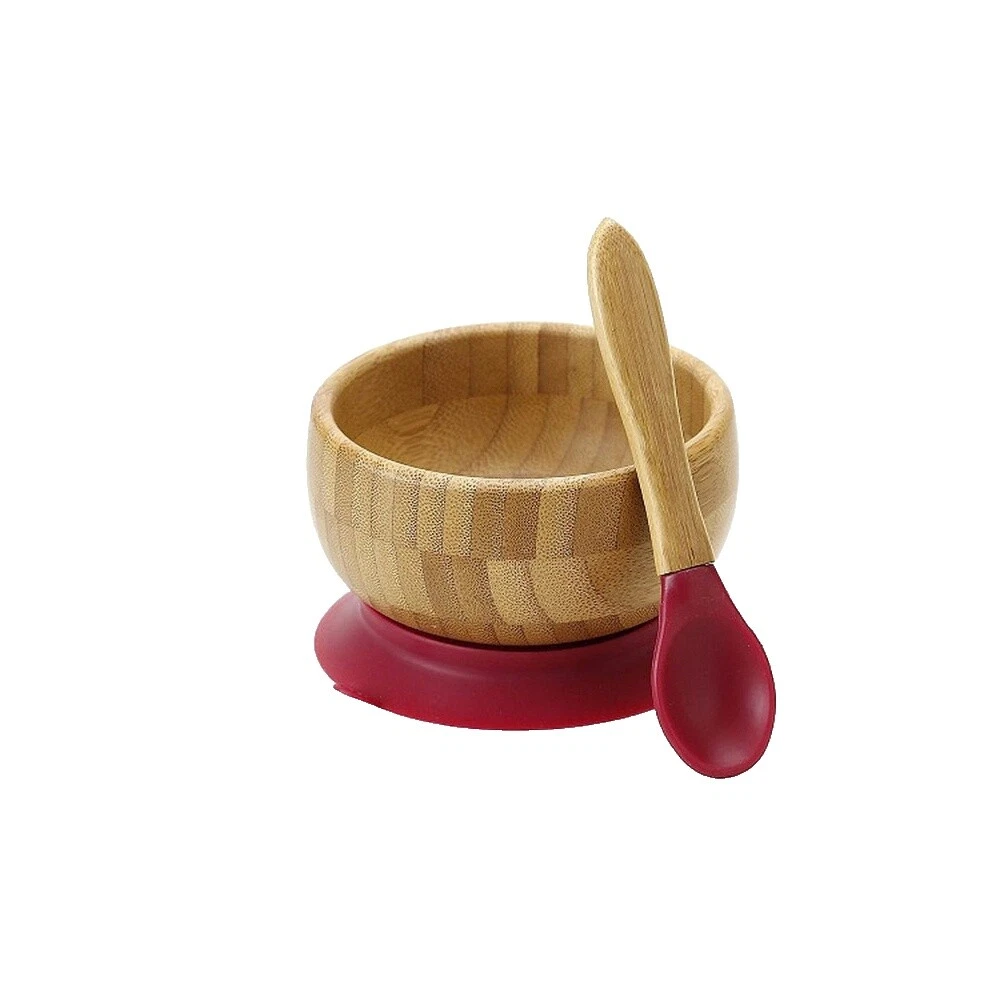 Tazones de bebé de bambú