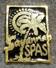 LMH PINBACK Pin SAVANNAH SPAS Hot Tubs Saunas Water Spa HOME DEPOT Pools Tub