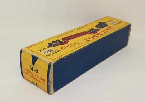 my1076, Alte Box Matchbox Lesney Major Pack M6 60er Ja. Leer Schachtel empty box - Picture 16 of 17