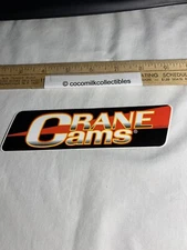 Vintage Decal Sticker Crane Cams Neat Car Drag Race Nascar Auto Racing