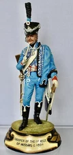 CHARLES STADDEN-85mm-TROOPER OF THE 1ST REG OF HUSSARS 1808 - FACTORY PAINTED 