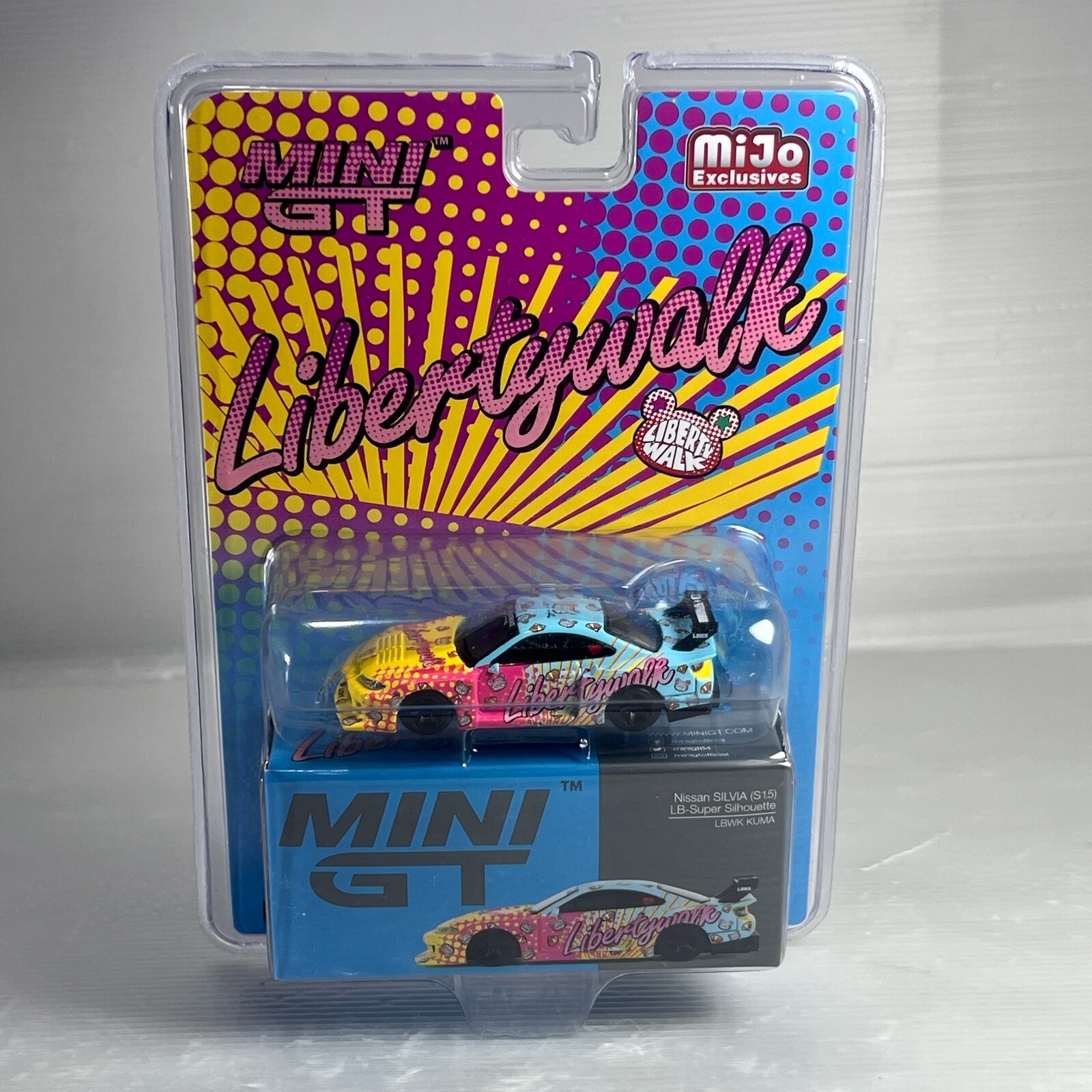 1/64 TSM MINI-GT Nissan Silvia S15 LB-Super Silhouette LBWK KUMA RHD MGT00743-MJ