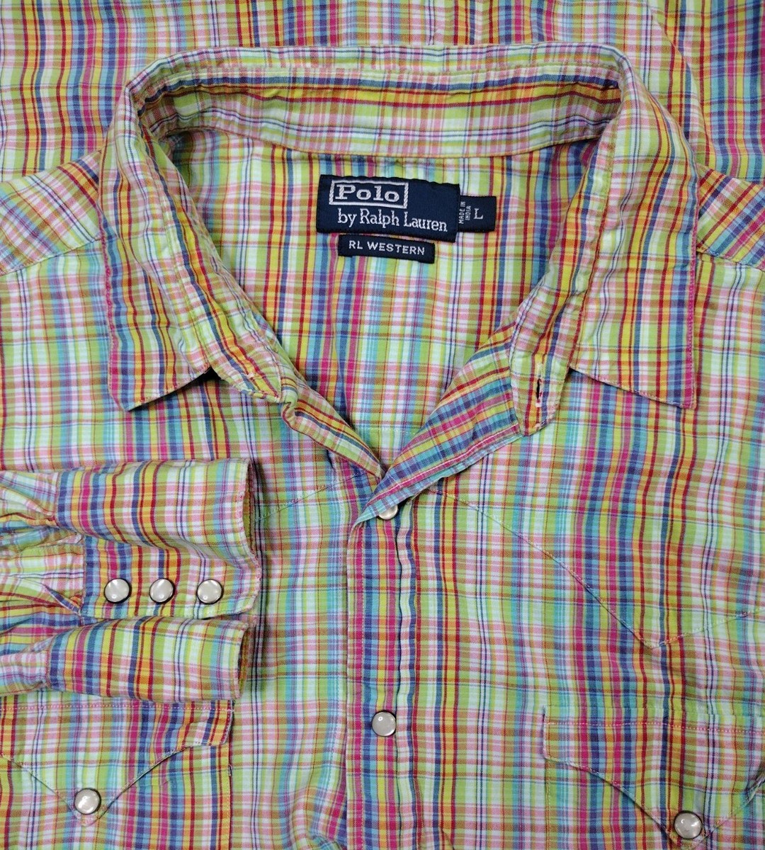 90s Polo Ralph Lauren Shirt RL WESTERN L
