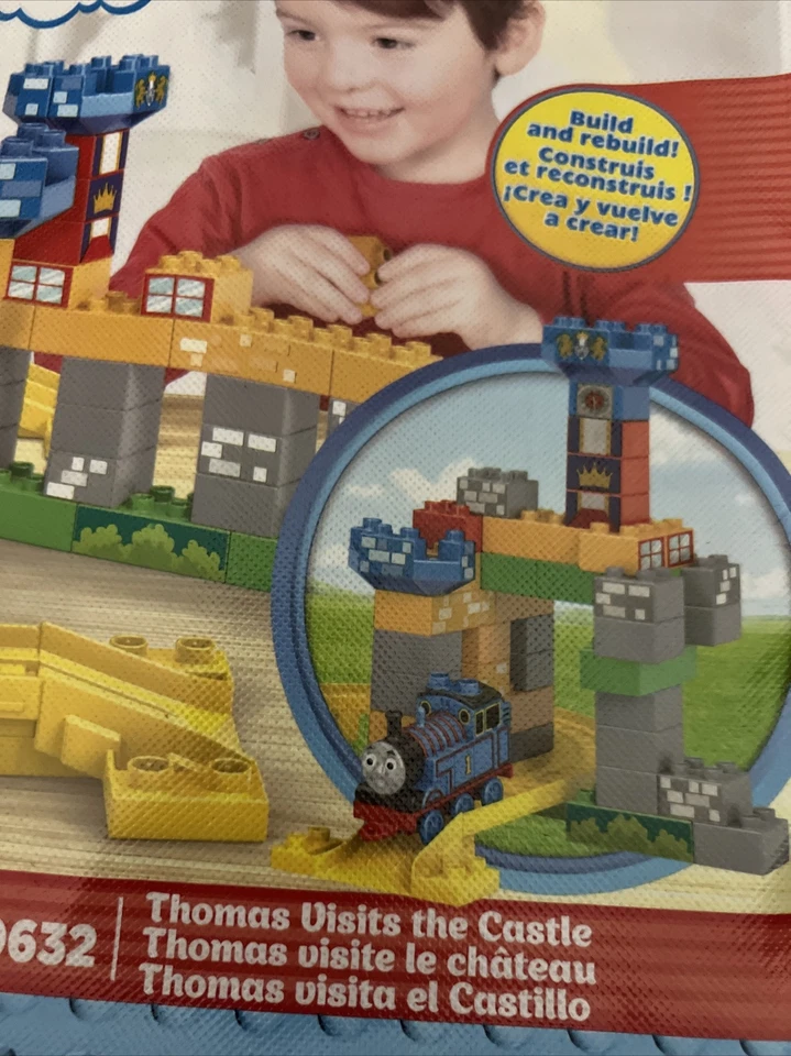NOVA Bolsa de Transporte Mega Bloks Thomas & Friends 65 peças THOMAS VISIT THE CASTLE #10632 - Imagem 2 de 2