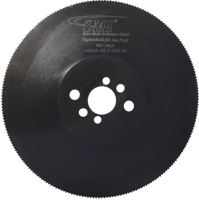 SMI Metall-Kreissägeblatt HssDMO5 250x2x32 mm 200 Zähne Sägeblatt Kreissägeblatt