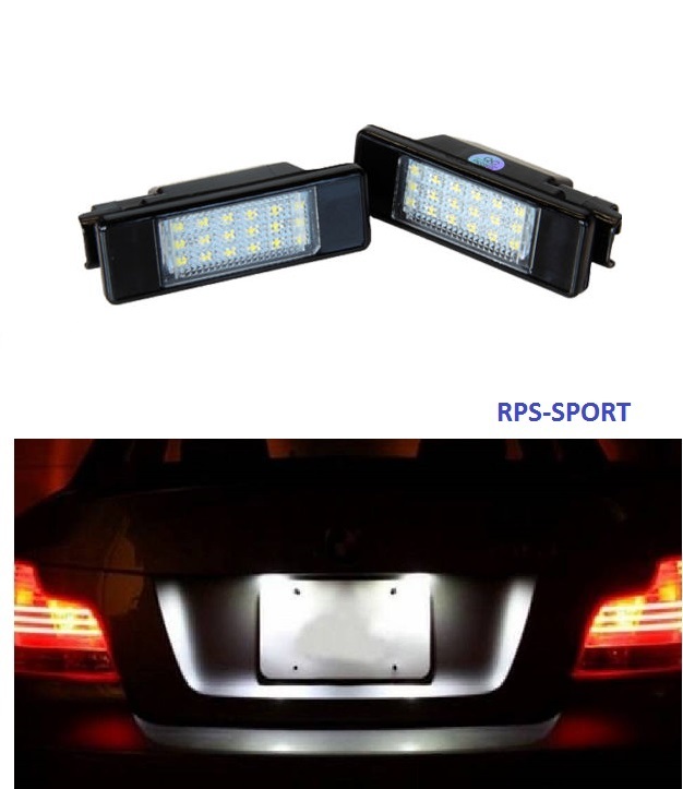 Éclaireur de plaque LED blanc pur 6000K pour Peugeot 406 Coupé 2.2 HDi arrière