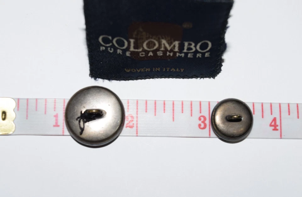Colombo Blazer Replacement Buttons 12 Pieces Crest Image Brass Jacket Sport Coat - Image 3 of 3
