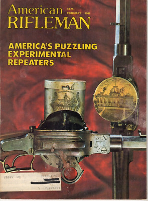 THE AMERICAN RIFLEMAN MAGAZINE  ~ America's Puzzling Experimental ~ Feb 1981