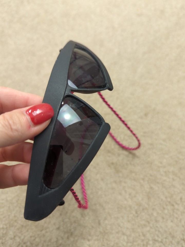 Pizza Hut Back To The Future Hot Pink Promo Sunglasses With Original