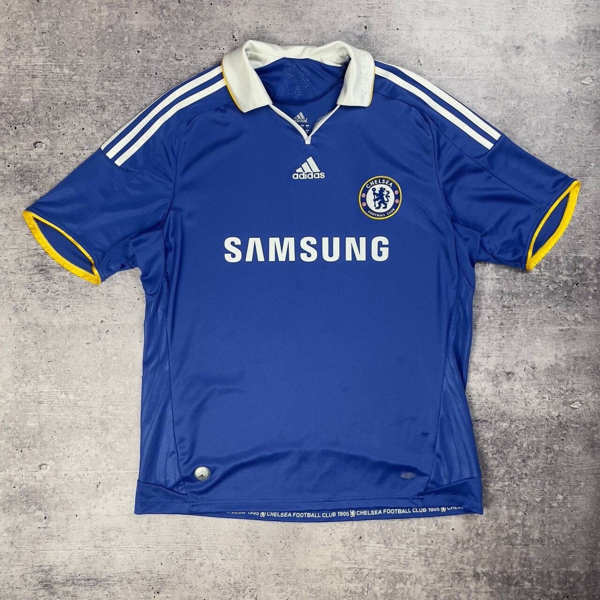 CHELSEA 2008 2009 HOME FOOTBALL SHIRT SOCCER JERSEY ADIDAS CHELSEA 2008 2009 HOME FOOTBALL SHIRT SOCCER JERSEY ADIDAS