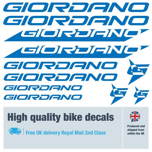Giordano Fahrrad Etiketten / Decals / Sticker, 5+ Jahre externe Qualität (26er Pack) - Bild 7 von 17