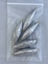 12 oz Torpedo Sinkers Fishing Trolling Lead Weight Inline Tackle 5 Pieces