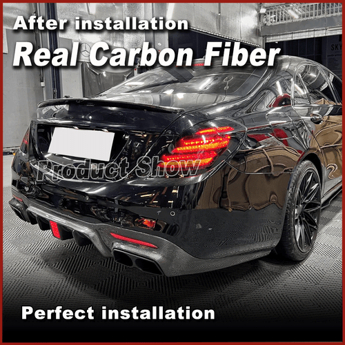 Für Mercedes W222 S63 S65 AMG 18-20 Carbon Heckdiffusor Auspuffblenden Diffusor - Bild 2 von 10
