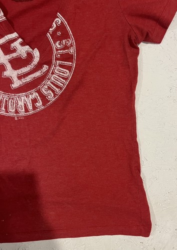 Womens Nike St Louis Cardinals Short Sleeve T Shirt Large V Neck Slim Fit - Picture 2 of 8