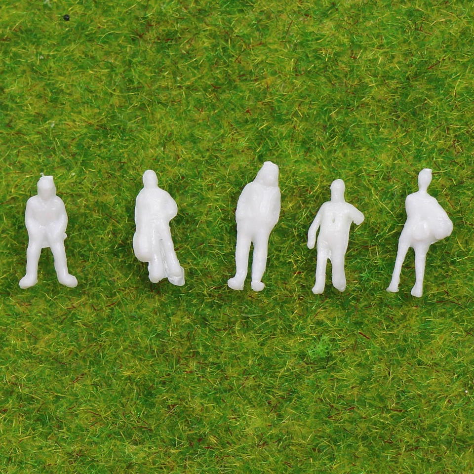 P200B 200pcs Model Trains 1:200 Scale White Figures Z Gauge - Image 3 of 4