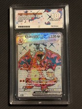 Pokemon Charizard EX Scarlet Violet Obsidian Flames 215/197 Ace 10