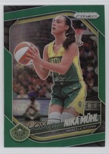 2025 Panini Prizm WNBA Green Prizm Nika Muhl Nika Mühl #127 1ny5