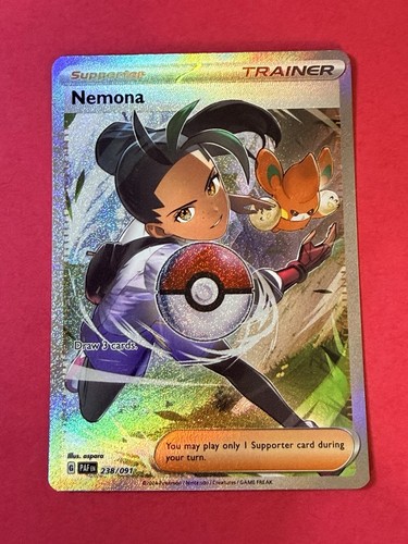 Nemona 238/091 SIR Paldean Fates Pokemon TCG Near Mint NM