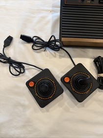 Atari 2600 System Bundle Console 26 Games 2 Joystick Paddles OEM Power WORKS!