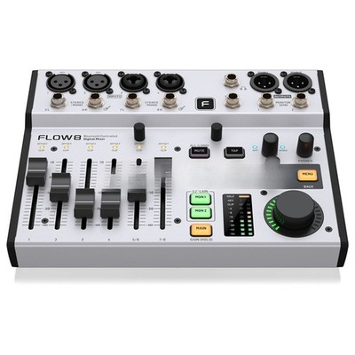 For Audio Mixing FLOW 8 Digital Mixer 8-Input 2 FX 2 Monitor BT App Control