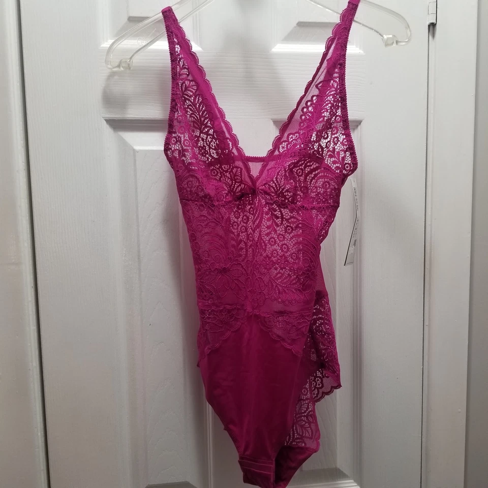 Triumph Women's Amourette Spotlight Bs Bodysuit Wireless Lingerie Size S — 第 3/4 张图片