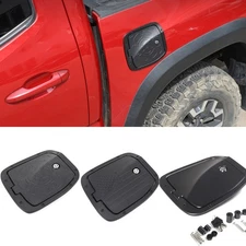 Fuel Filler Door Locking Gas Tank Cap Cover For Toyota Tacoma 2016-2023 Alloy US