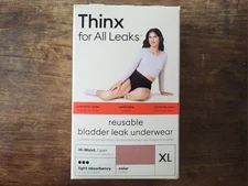 Thinx for All Leaks NIB Hi Waist Underwear Womens Size XL Desert Rose