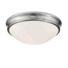 Millennium Lighting - 2 Light Flush Mount-5 Inch Tall and 12 Inch Wide-Brushed