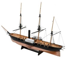 Woody Joe 1/120 scale Sasuke Hana Kurofune Wooden sailboat model Kit 190 hours