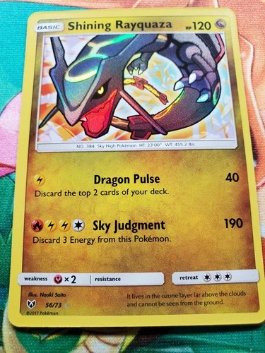 Shiny rayquaza pokemon collection