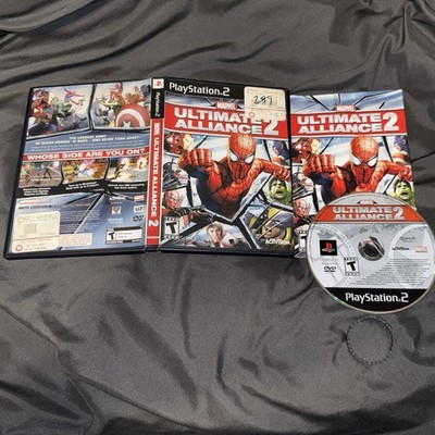 Marvel Ultimate Alliance 2 (Sony PlayStation 2 PS2, 2009) CIB Complete Manual