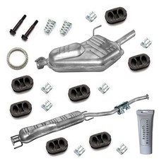 Komplette Auspuffanlage für Opel Vectra B 1.8i-2.2i 16V Auspuff +Zubehör