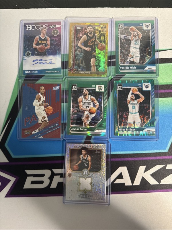 NBA Auto/Numbered/Patch Card Lot. 7 Cards