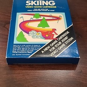 Vintage Skiing Atari 2600, 1980 CIB Complete In Box Very Clean Tested Works