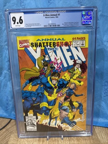 X-MEN ANNUAL #1 CGC 9.6 Graded 1992, JIM LEE COVER White Pages Comic